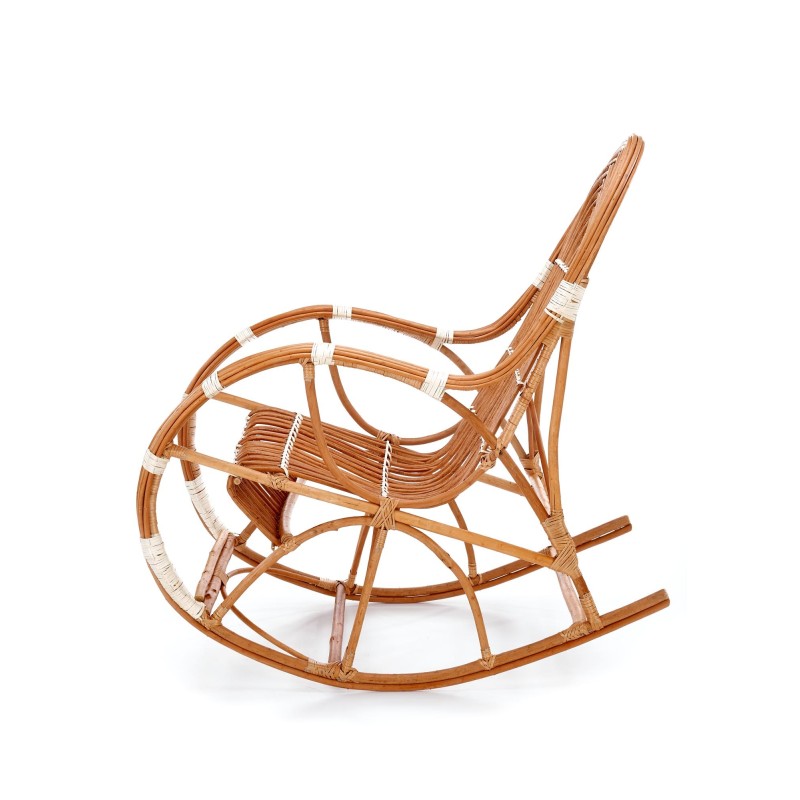 'ROCCO Natural Color Wicker Rocking Chair' 'ROCCO Natural Color Wicker Rocking Chair'
