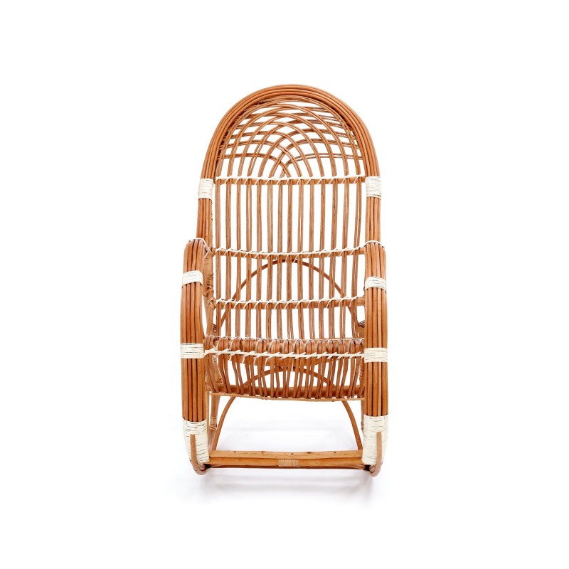 'ROCCO Natural Color Wicker Rocking Chair' 'ROCCO Natural Color Wicker Rocking Chair'