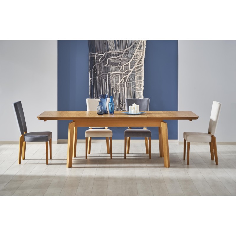 'ROIS Extendable Honey Oak Table' 'ROIS Extendable Honey Oak Table'