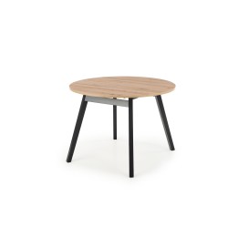 'RUBEN Table Color Top - Artisan Oak, Legs - Black' 'RUBEN Table Color Top - Artisan Oak, Legs - Black'