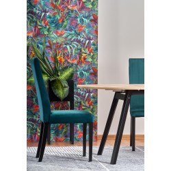 'RUBEN Table Color Top - Artisan Oak, Legs - Black' 'RUBEN Table Color Top - Artisan Oak, Legs - Black'