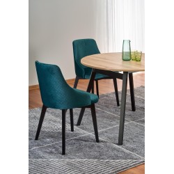 'RUBEN Table Color Top - Artisan Oak, Legs - Black' 'RUBEN Table Color Top - Artisan Oak, Legs - Black'