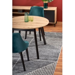 'RUBEN Table Color Top - Artisan Oak, Legs - Black' 'RUBEN Table Color Top - Artisan Oak, Legs - Black'