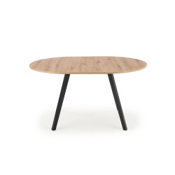 'RUBEN Table Color Top - Artisan Oak, Legs - Black' 'RUBEN Table Color Top - Artisan Oak, Legs - Black'