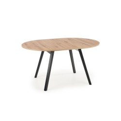 'RUBEN Table Color Top - Artisan Oak, Legs - Black' 'RUBEN Table Color Top - Artisan Oak, Legs - Black'