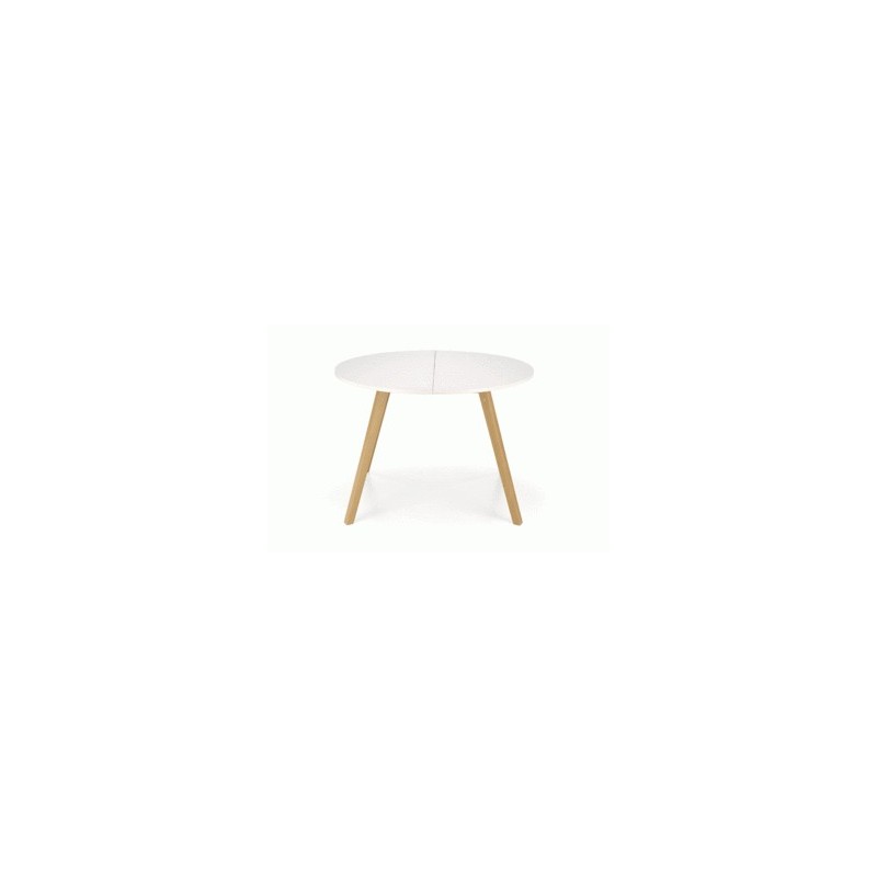 'RUBEN Table Color Top - Cashmere, Legs - Natural' 'RUBEN Table Color Top - Cashmere, Legs - Natural'