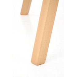 'RUBEN Table Color Top - Cashmere, Legs - Natural' 'RUBEN Table Color Top - Cashmere, Legs - Natural'