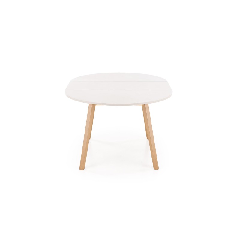 'RUBEN Table Color Top - Cashmere, Legs - Natural' 'RUBEN Table Color Top - Cashmere, Legs - Natural'