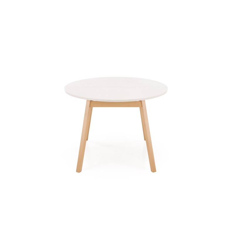'RUBEN Table Color Top - Cashmere, Legs - Natural' 'RUBEN Table Color Top - Cashmere, Legs - Natural'