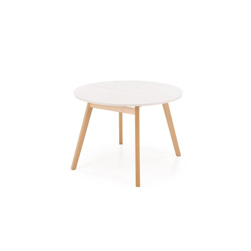'RUBEN Table Color Top - Cashmere, Legs - Natural' 'RUBEN Table Color Top - Cashmere, Legs - Natural'