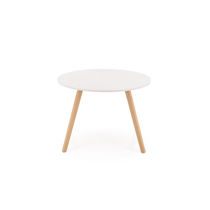 'RUBEN Table Color Top - Cashmere, Legs - Natural' 'RUBEN Table Color Top - Cashmere, Legs - Natural'