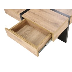 SEVILLA S ława blat: dąb craft, nogi: czarny (3p 1szt) SEVILLA S ława blat: dąb craft, nogi: czarny (3p 1szt)
