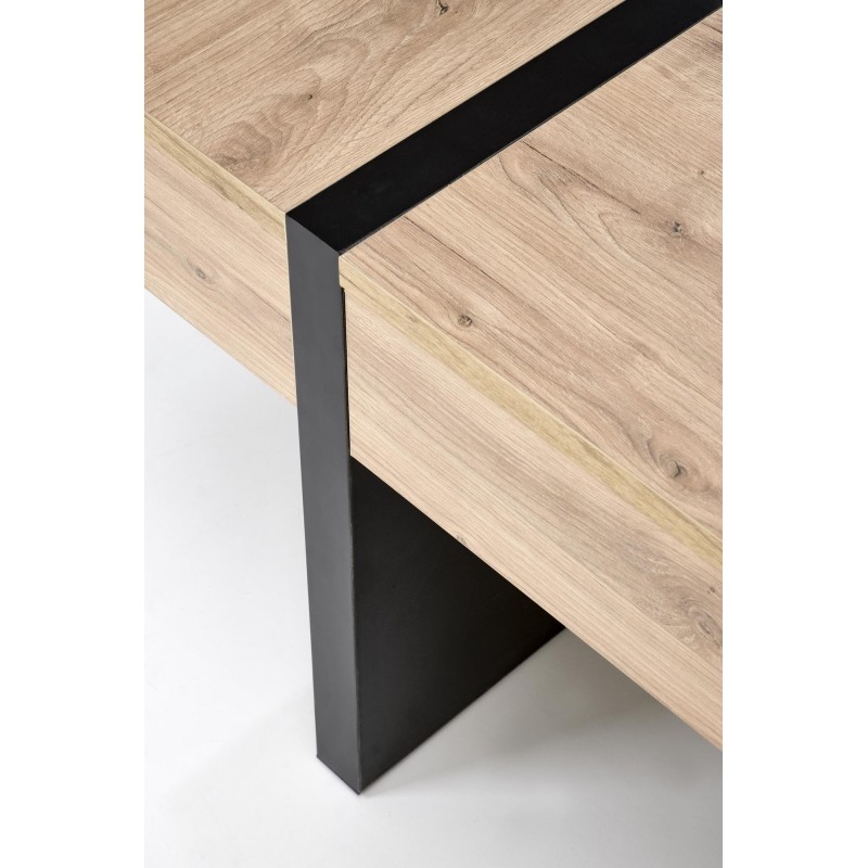 'SEVILLA S Glory Table Top: Craft Oak, Legs: Black' 'SEVILLA S Glory Table Top: Craft Oak, Legs: Black'