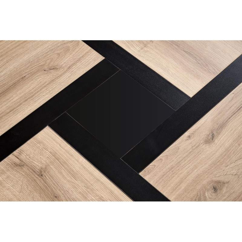 'SEVILLA S Glory Table Top: Craft Oak, Legs: Black' 'SEVILLA S Glory Table Top: Craft Oak, Legs: Black'
