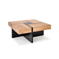 SEVILLA ława blat: dąb craft, nogi: czarny (3p 1szt) SEVILLA ława blat: dąb craft, nogi: czarny (3p 1szt)