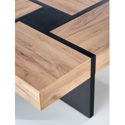 SEVILLA ława blat: dąb craft, nogi: czarny (3p 1szt) SEVILLA ława blat: dąb craft, nogi: czarny (3p 1szt)