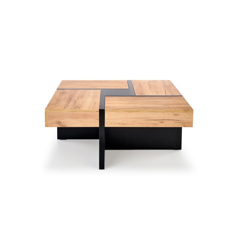'SEVILLA Coffee Table Top: Craft Oak, Legs: Black' 'SEVILLA Coffee Table Top: Craft Oak, Legs: Black'