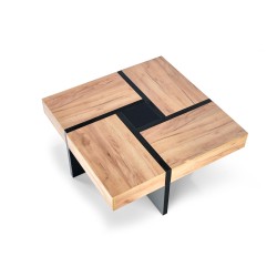 SEVILLA ława blat: dąb craft, nogi: czarny (3p 1szt) SEVILLA ława blat: dąb craft, nogi: czarny (3p 1szt)