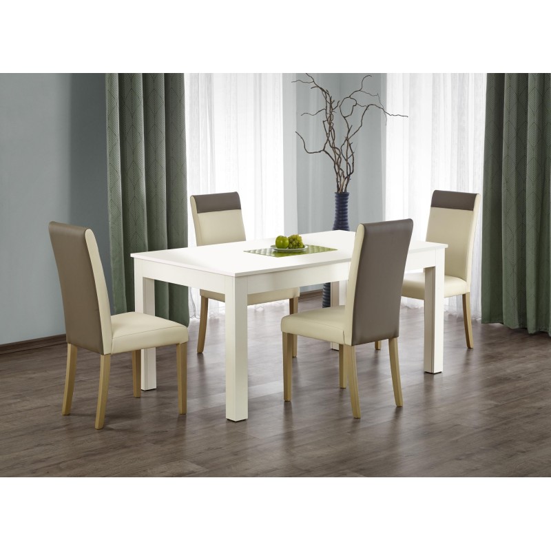 'SEWERYN 160/300 cm White Table' 'SEWERYN 160/300 cm White Table'