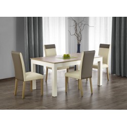 SEWERYN 160/300 cm stół kolor dąb sonoma / biały