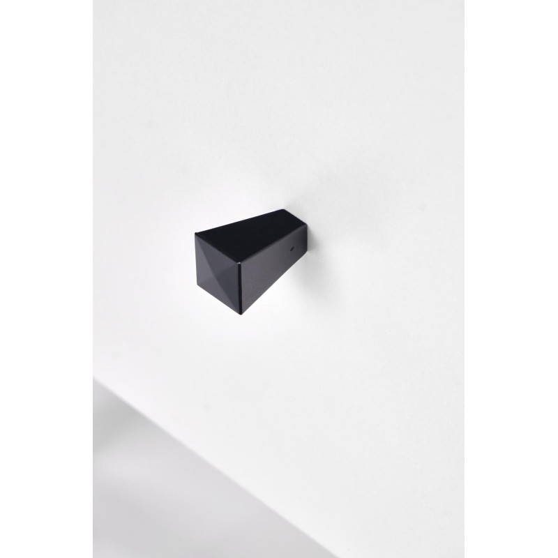 'SILVIA Nightstand, White - Black' 'SILVIA Nightstand, White - Black'