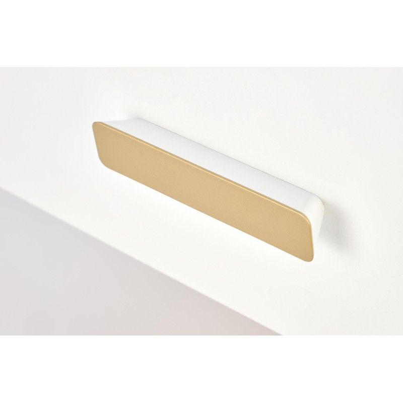 'SILVIA Nightstand, White - Gold' 'SILVIA Nightstand, White - Gold'