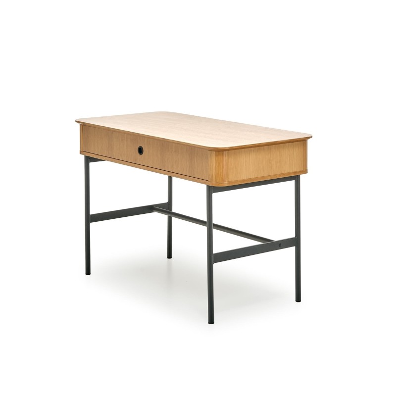 SMART biurko B-1 dąb naturalny/czarny (1p 1szt) SMART biurko B-1 dąb naturalny/czarny (1p 1szt)
