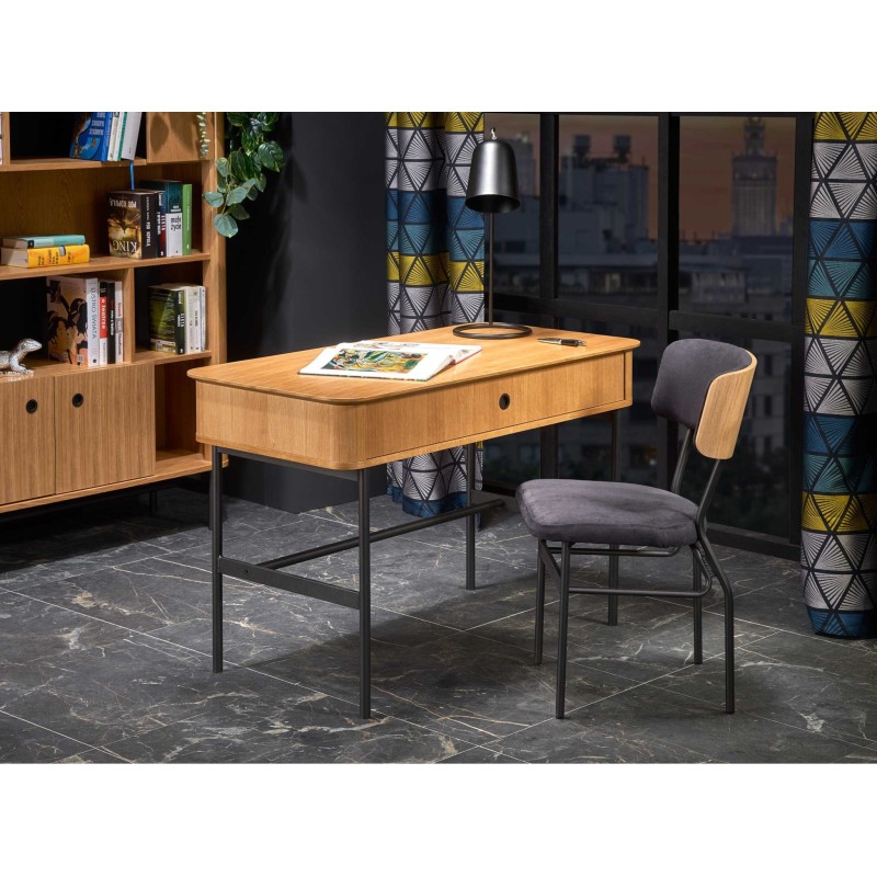 SMART krzesło KR dąb naturalny/czarny (1p 2szt) SMART krzesło KR dąb naturalny/czarny (1p 2szt)