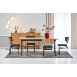 'SMART Natural Oak/Black Table'