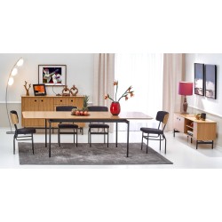 'SMART Natural Oak/Black Table' 'SMART Natural Oak/Black Table'