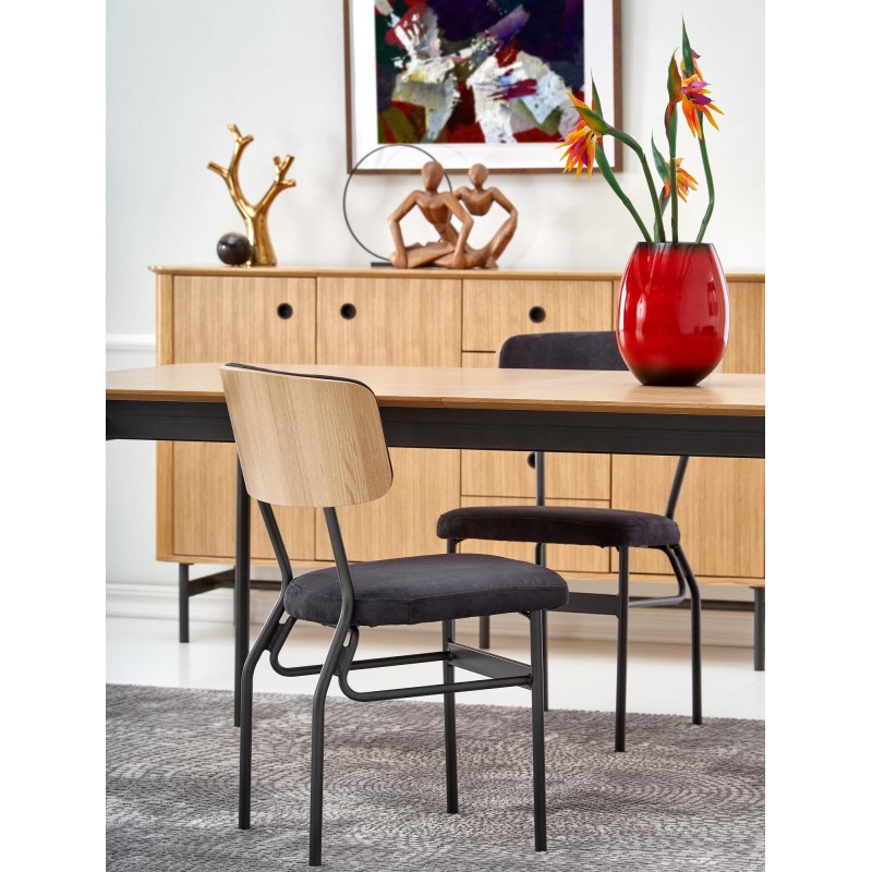 'SMART Natural Oak/Black Table' 'SMART Natural Oak/Black Table'