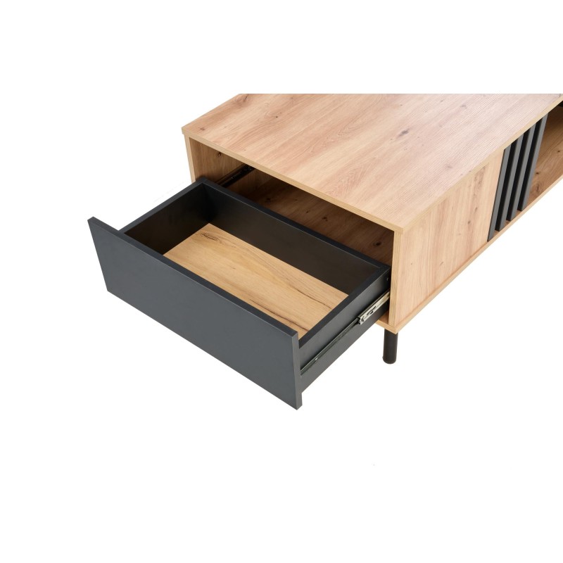 'SONIA Artisan Oak/Black Coffee Table' 'SONIA Artisan Oak/Black Coffee Table'