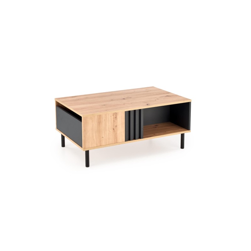 'SONIA Artisan Oak/Black Coffee Table' 'SONIA Artisan Oak/Black Coffee Table'