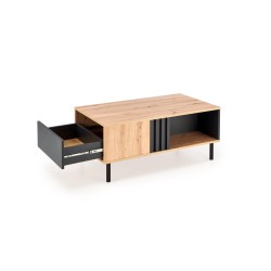 'SONIA Artisan Oak/Black Coffee Table' 'SONIA Artisan Oak/Black Coffee Table'