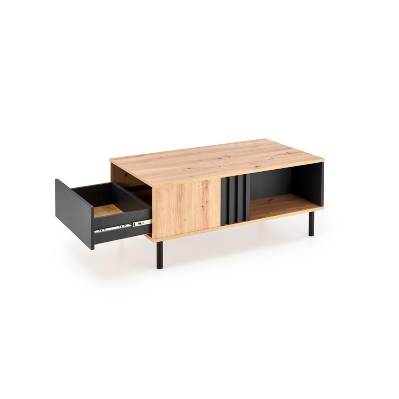 'SONIA Artisan Oak/Black Coffee Table' 'SONIA Artisan Oak/Black Coffee Table'