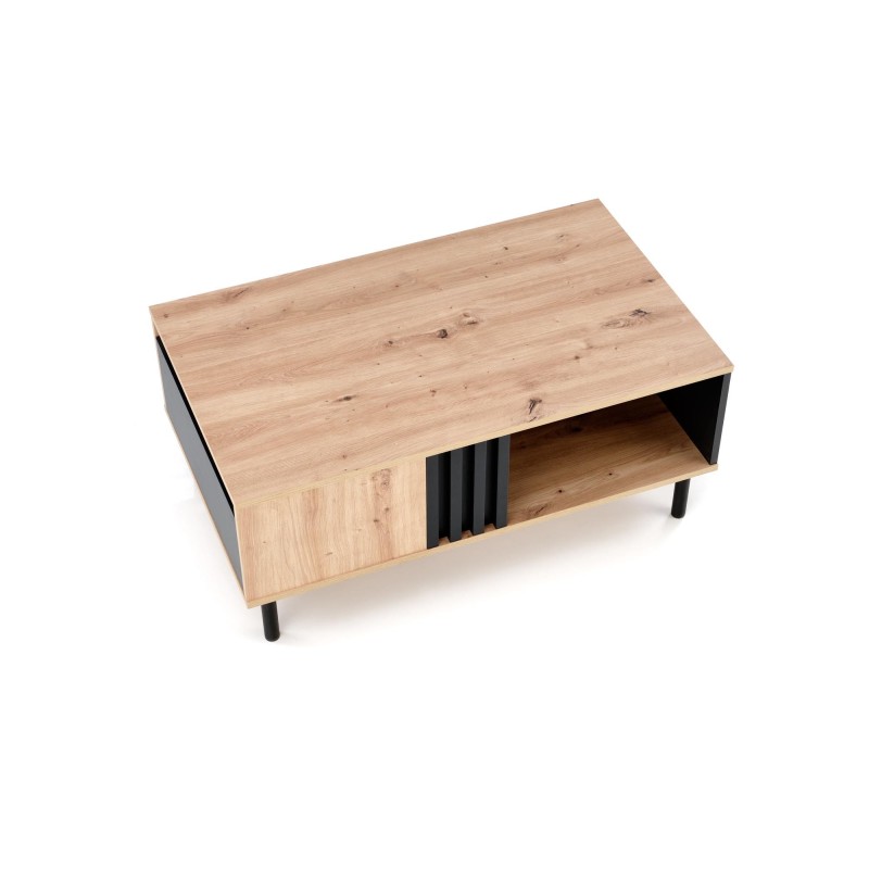 'SONIA Artisan Oak/Black Coffee Table' 'SONIA Artisan Oak/Black Coffee Table'