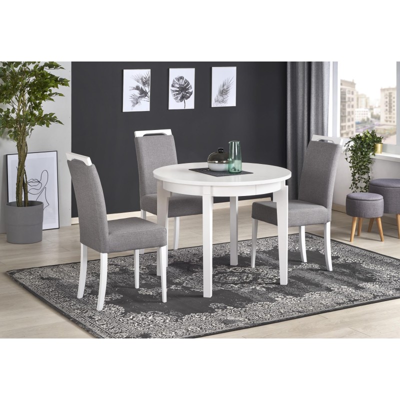 'SORBUS Extendable Table, Top - White, Legs - White' 'SORBUS Extendable Table, Top - White, Legs - White'