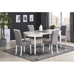 'SORBUS Extendable Table, Top - White, Legs - White' 'SORBUS Extendable Table, Top - White, Legs - White'