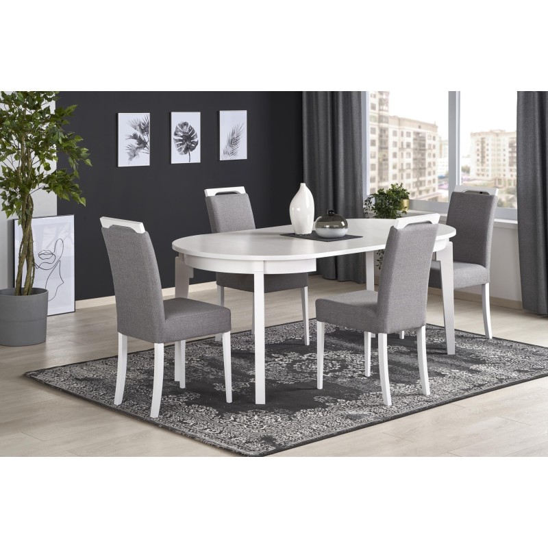 'SORBUS Extendable Table, Top - White, Legs - White' 'SORBUS Extendable Table, Top - White, Legs - White'