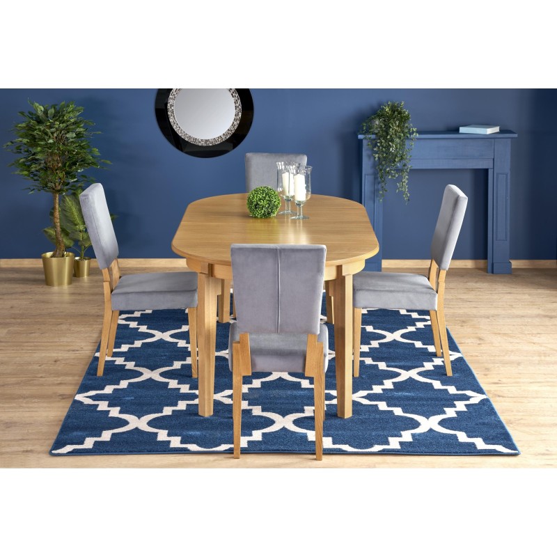 'SORBUS Extendable Table, Top - Honey Oak, Legs - Honey Oak' 'SORBUS Extendable Table, Top - Honey Oak, Legs - Honey Oak'