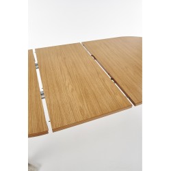 'SORBUS Extendable Table, Top - Honey Oak, Legs - Honey Oak' 'SORBUS Extendable Table, Top - Honey Oak, Legs - Honey Oak'