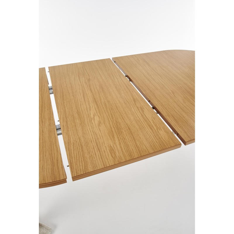 'SORBUS Extendable Table, Top - Honey Oak, Legs - Honey Oak' 'SORBUS Extendable Table, Top - Honey Oak, Legs - Honey Oak'