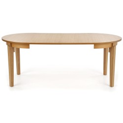 'SORBUS Extendable Table, Top - Honey Oak, Legs - Honey Oak' 'SORBUS Extendable Table, Top - Honey Oak, Legs - Honey Oak'