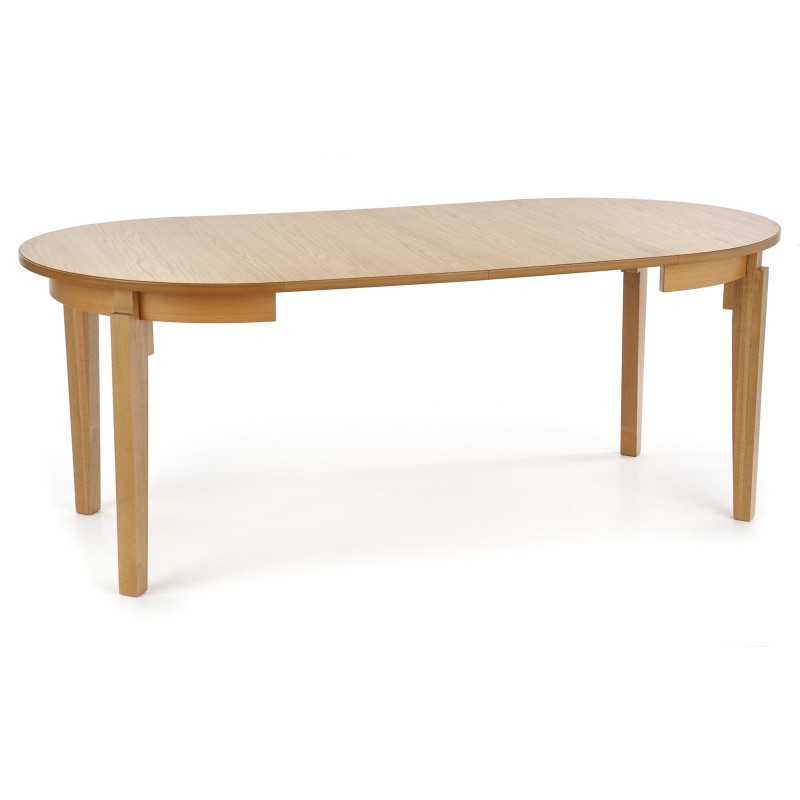 'SORBUS Extendable Table, Top - Honey Oak, Legs - Honey Oak' 'SORBUS Extendable Table, Top - Honey Oak, Legs - Honey Oak'