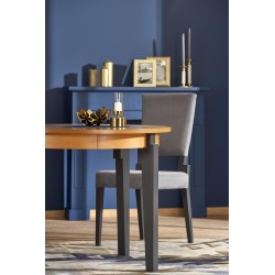 'SORBUS Extendable Table, Top - Honey Oak, Legs - Graphite' 'SORBUS Extendable Table, Top - Honey Oak, Legs - Graphite'
