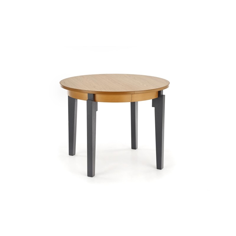 'SORBUS Extendable Table, Top - Honey Oak, Legs - Graphite' 'SORBUS Extendable Table, Top - Honey Oak, Legs - Graphite'