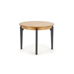 'SORBUS Extendable Table, Top - Honey Oak, Legs - Graphite' 'SORBUS Extendable Table, Top - Honey Oak, Legs - Graphite'
