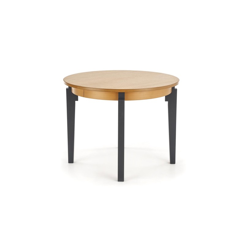 'SORBUS Extendable Table, Top - Honey Oak, Legs - Graphite' 'SORBUS Extendable Table, Top - Honey Oak, Legs - Graphite'