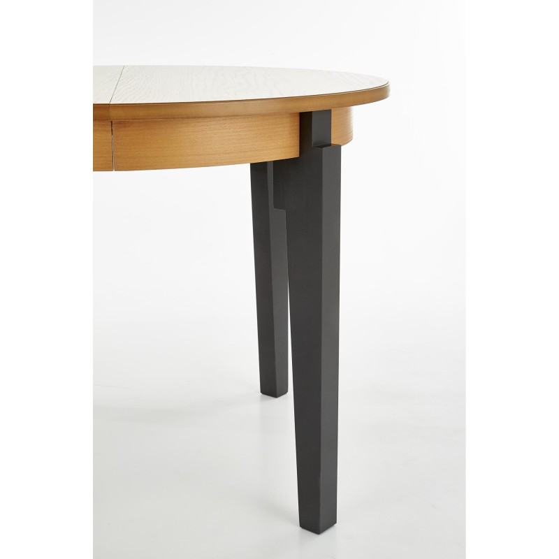 'SORBUS Extendable Table, Top - Honey Oak, Legs - Graphite' 'SORBUS Extendable Table, Top - Honey Oak, Legs - Graphite'