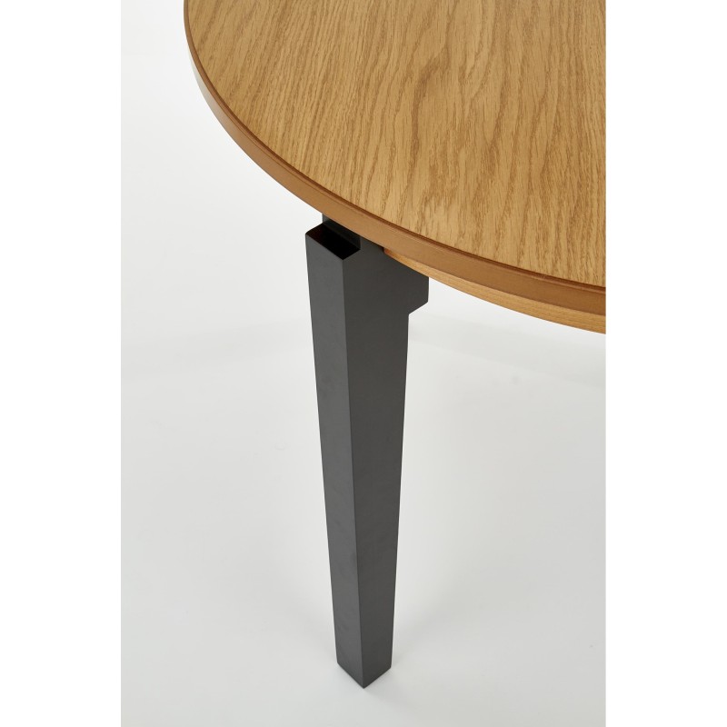 'SORBUS Extendable Table, Top - Honey Oak, Legs - Graphite' 'SORBUS Extendable Table, Top - Honey Oak, Legs - Graphite'